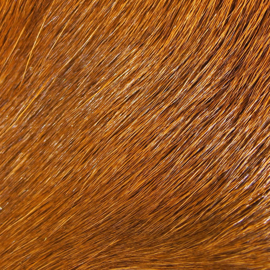 Hareline Deer Belly Hair Dyed From White