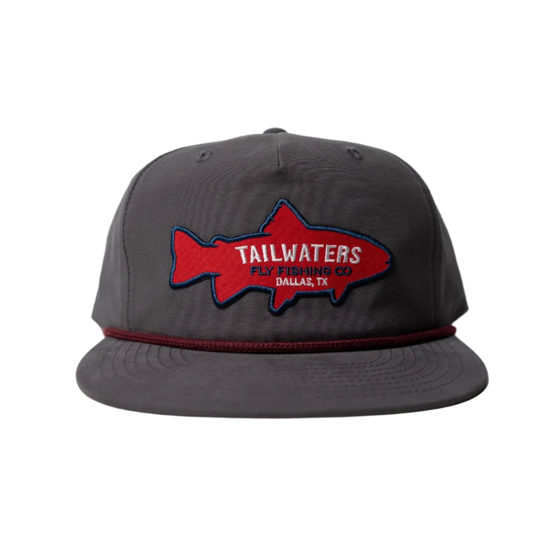 Tailwaters Fly Fishing Trout Fish Patch Hat | Tailwaters Fly Fishing