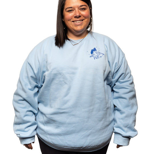 Tailwaters Ladies Club Fence Crewneck Sweatshirt | Tailwaters Fly Fishing