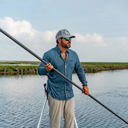 Poncho The Undertow Long Sleeve Shirt | Tailwaters Fly Fishing