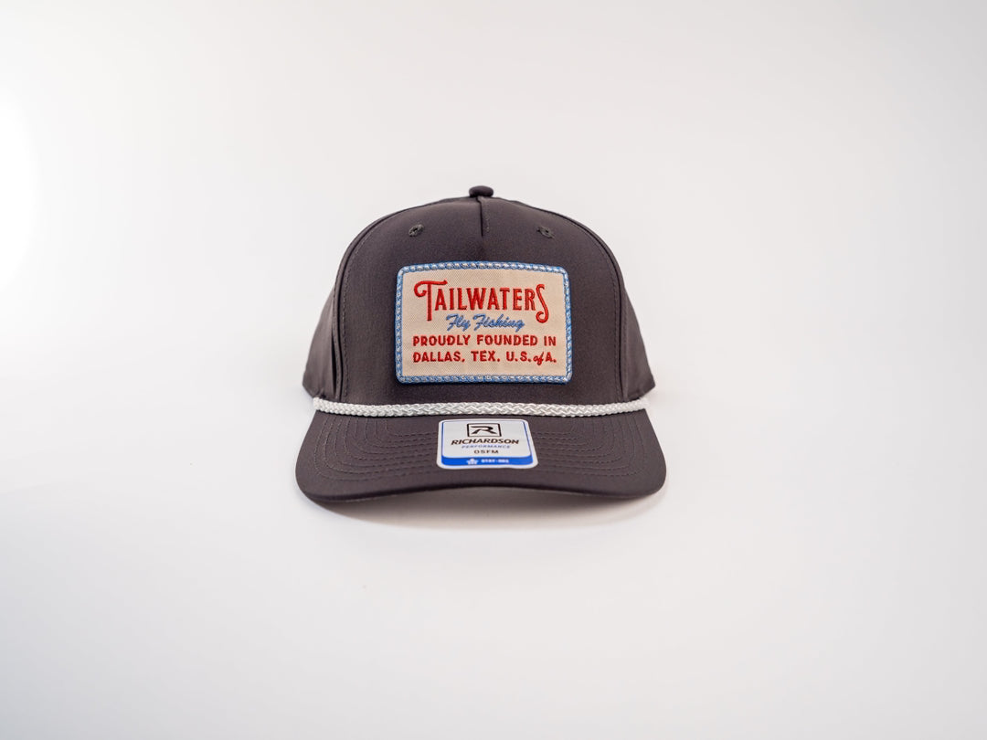 Tailwaters Fly Fishing Proudly Founded Patch Hat, view 5