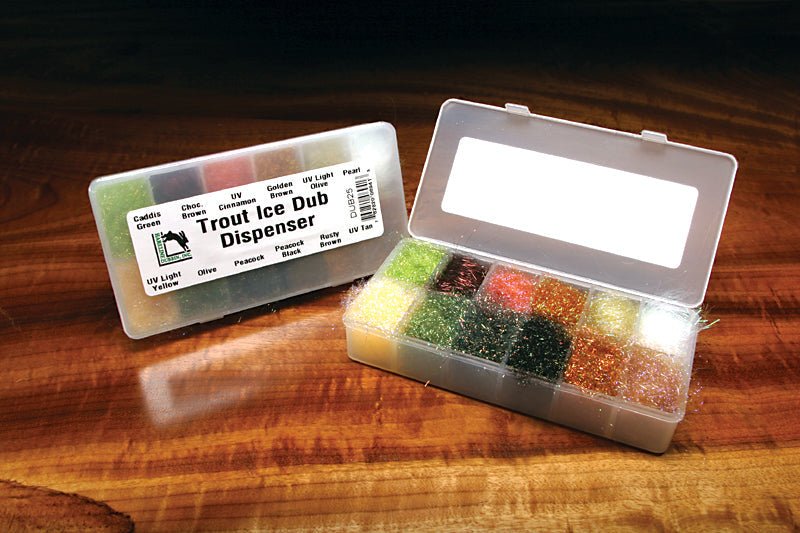 Hareline Custom Trout Ice Dub Dispenser | Tailwaters Fly Fishing