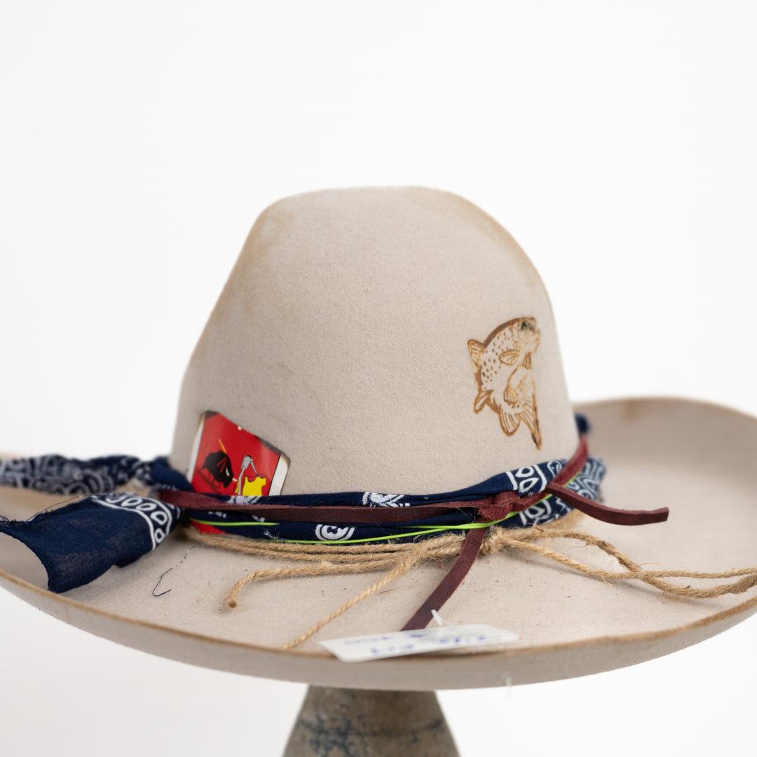 Eddie Broussard #F17 - 2x Justin Bent Rail Felt | Tailwaters Fly Fishing