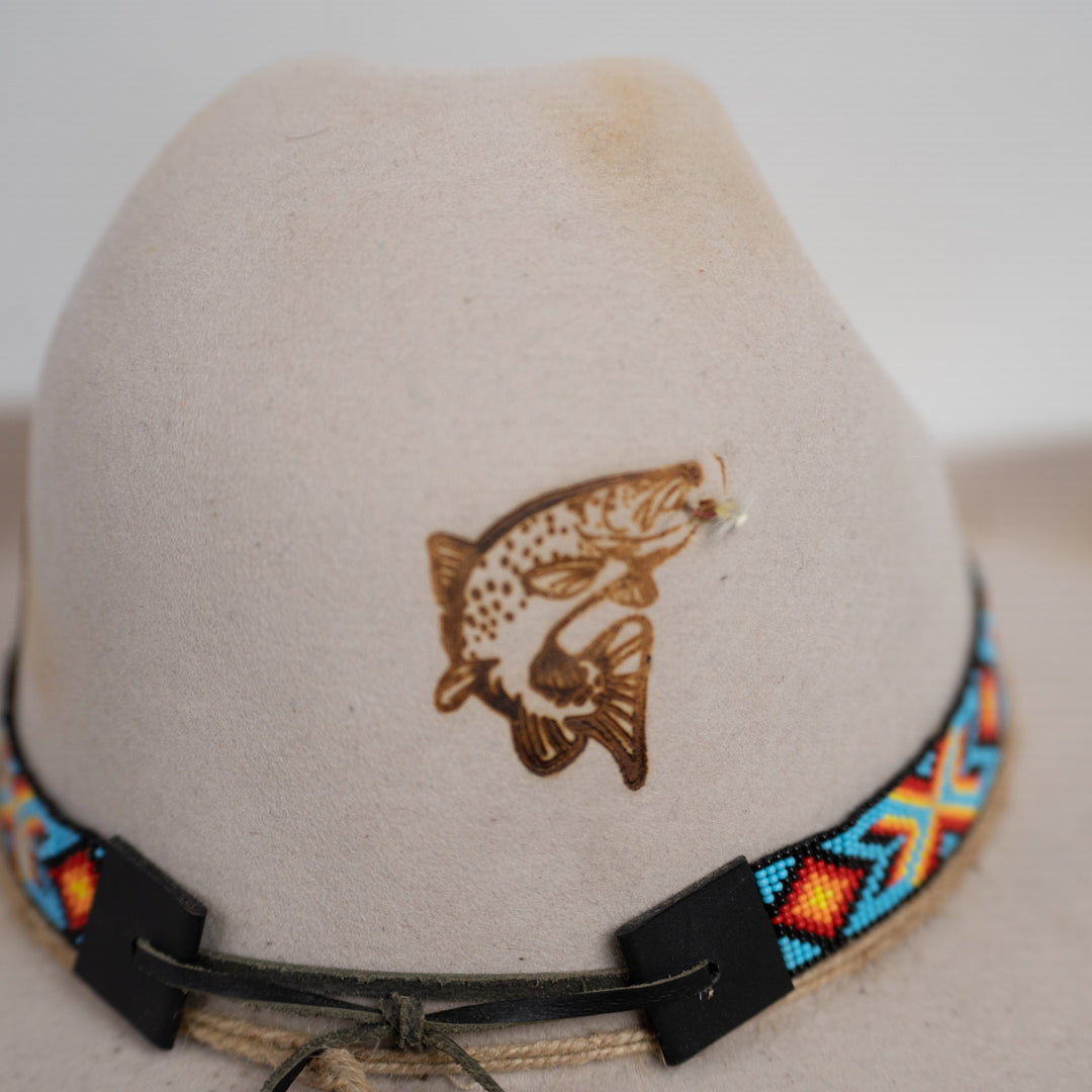Eddie Broussard #F18 - 2x Justin Bent Rail Felt | Tailwaters Fly Fishing