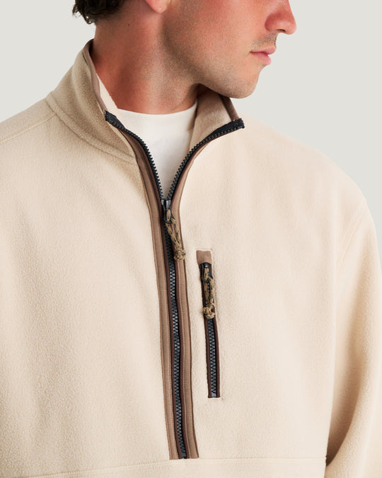 Free Fly Men's Ashridge Fleece Half Zip, view 5