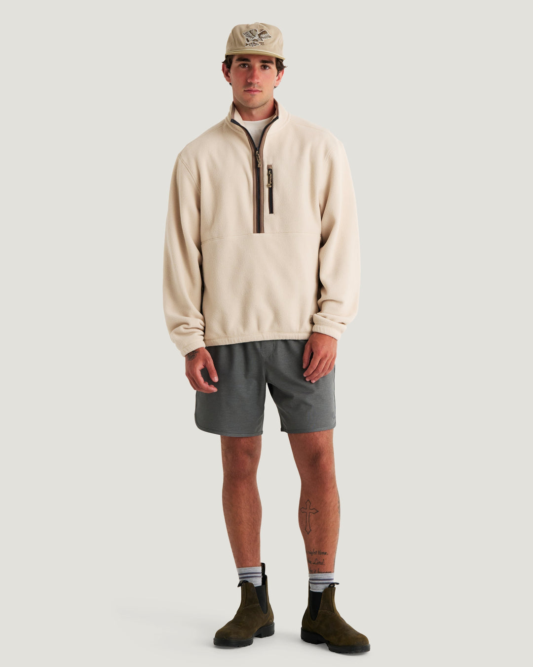 Free Fly Men's Ashridge Fleece Half Zip, view 7