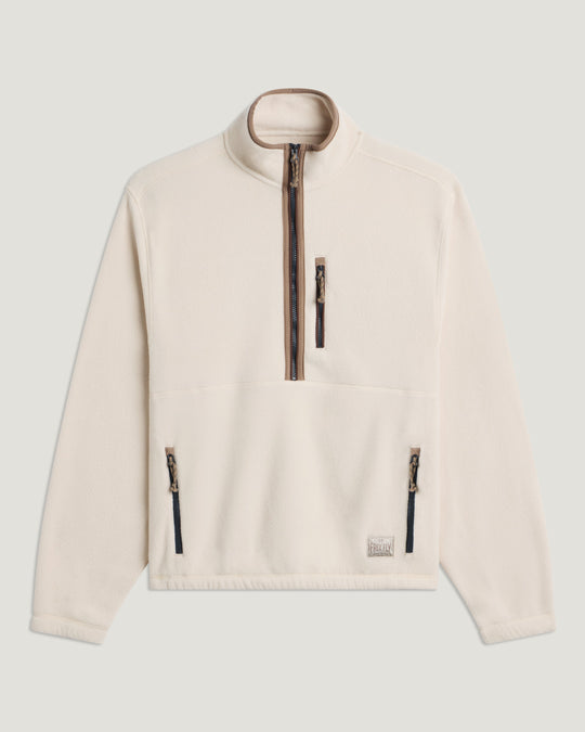 Free Fly Men's Ashridge Fleece Half Zip, French Oak