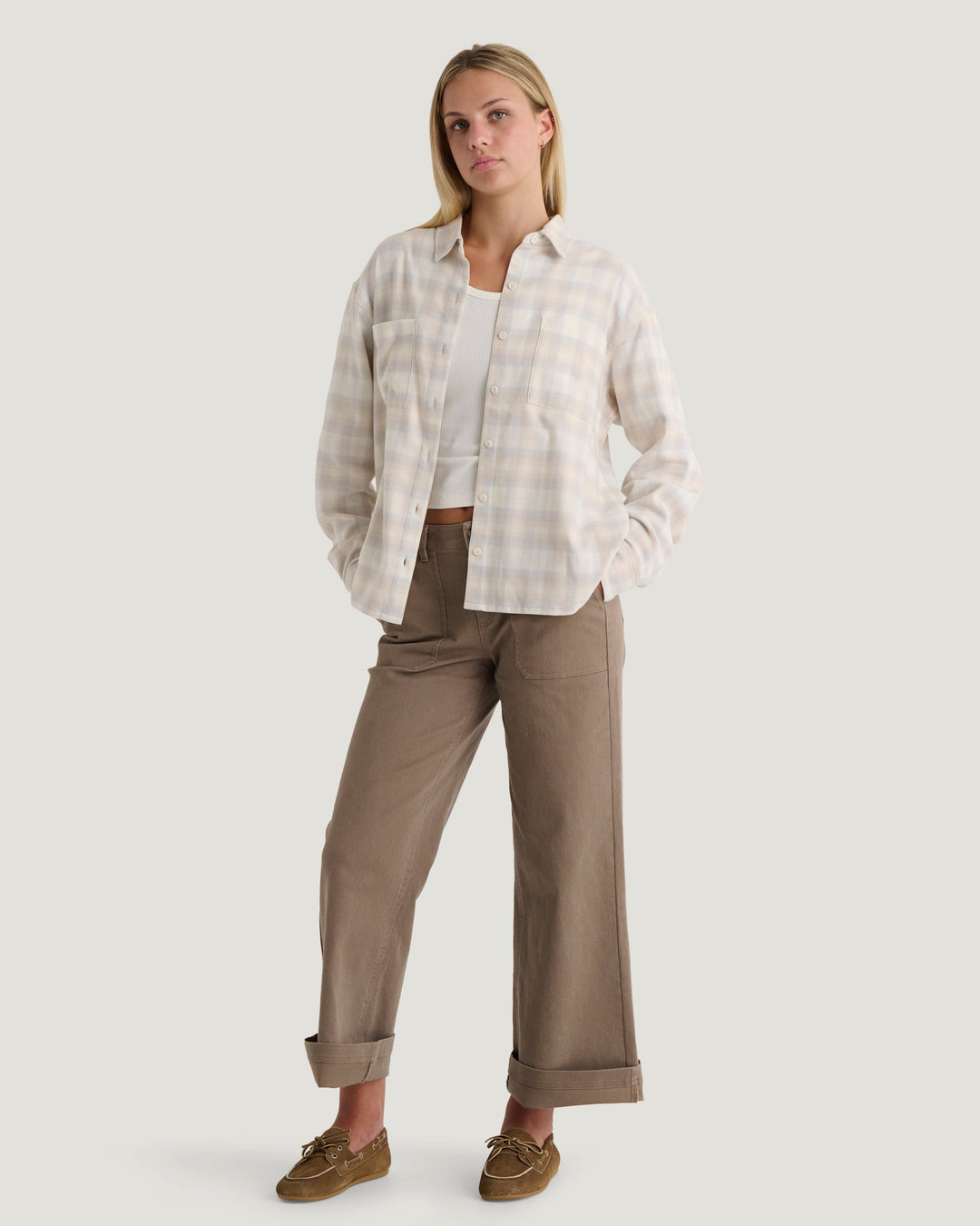 Free Fly Women's Seawool Oversized Flannel | Tailwaters Fly Fishing