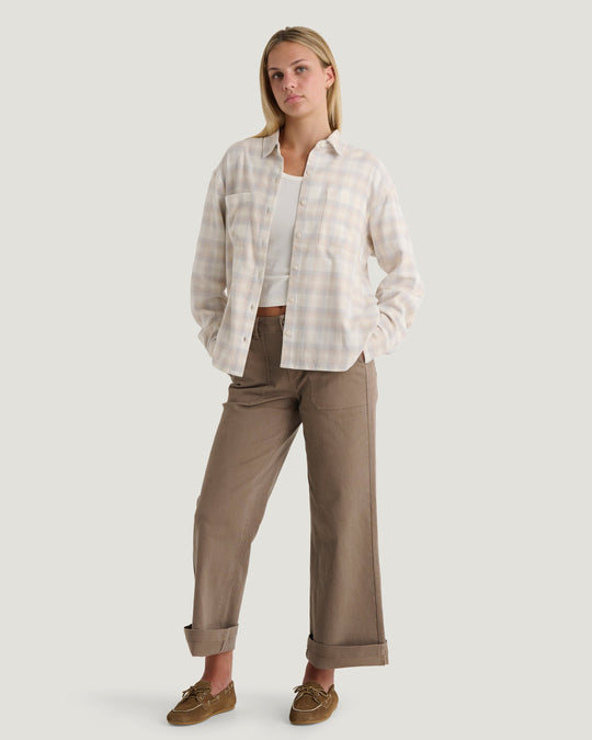 Free Fly Women's Seawool Oversized Flannel | Tailwaters Fly Fishing