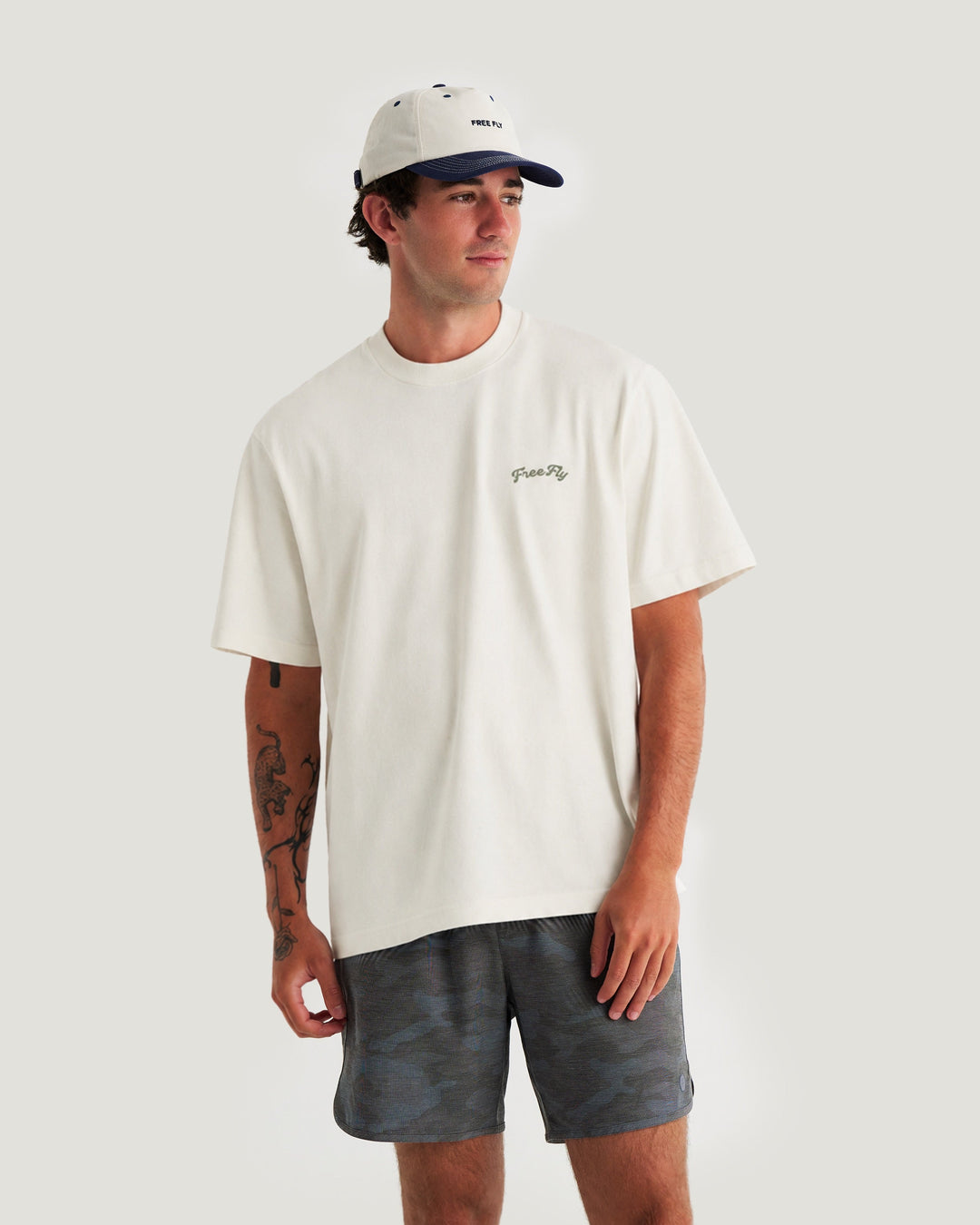 Free Fly Rough Back Relaxed Tee, view 2