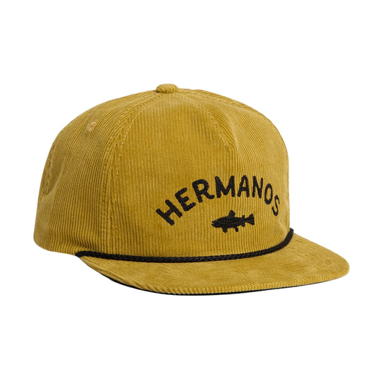 Howler Brothers Unstructured Snapback: Hermanos : Old Gold Corduroy | Tailwaters Fly Fishing