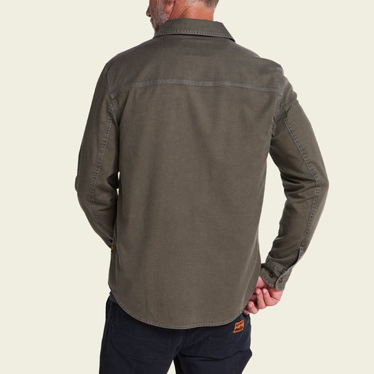 Howler Brothers HB Trade Shirt, Anthracite, back view