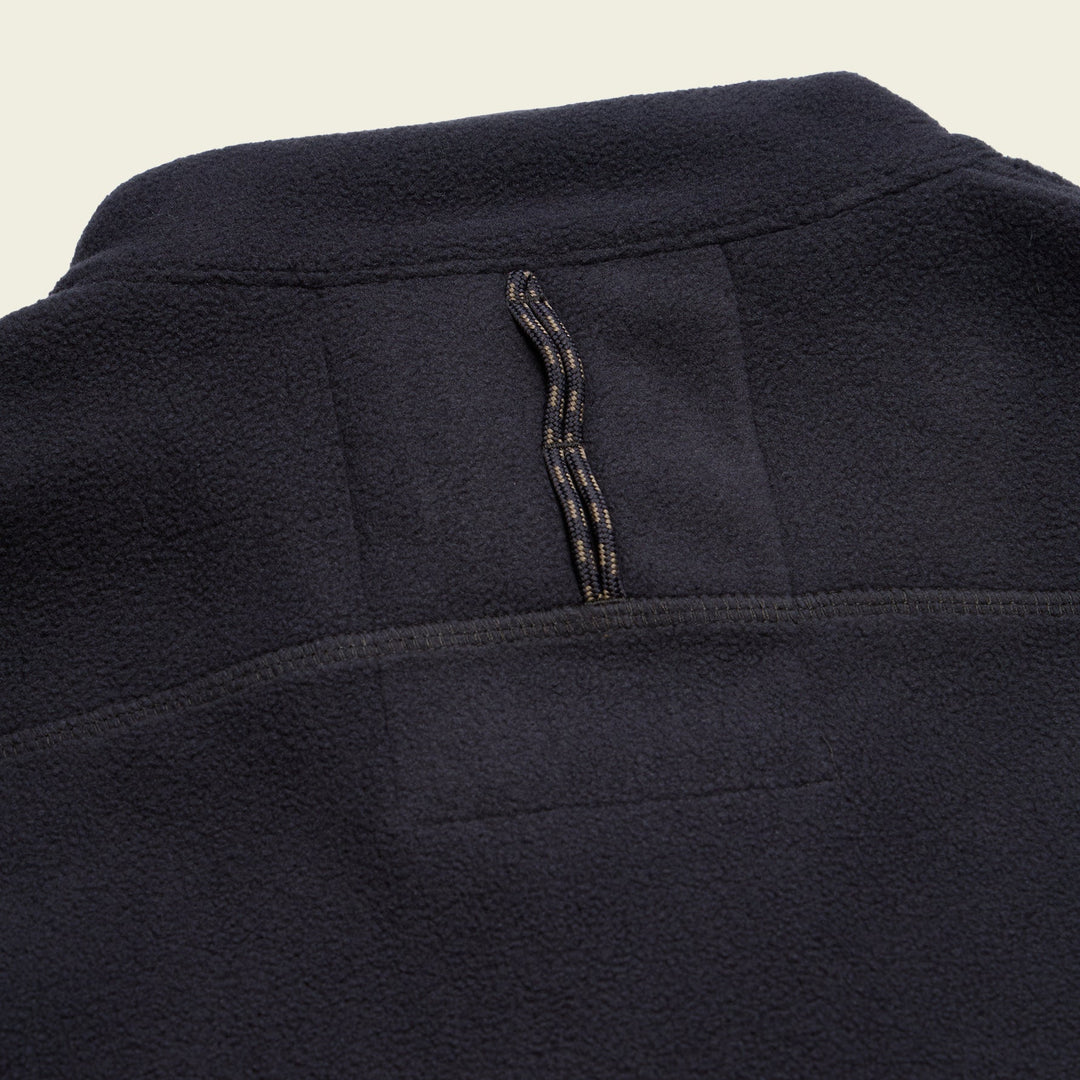 Howler Brothers Free Range Fleece Vest, Carbonite, detail, view 2