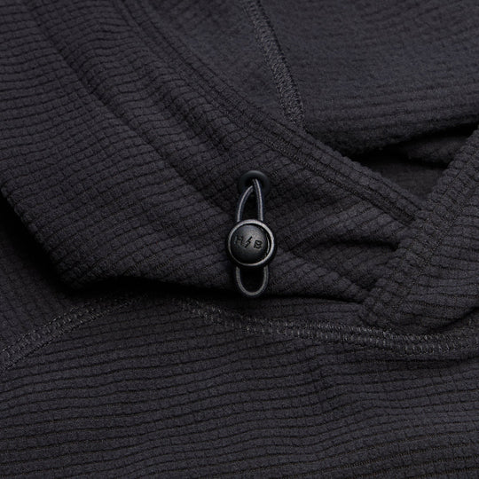 Howler Brothers Palo Duro Fleece Hoodie, Antique Black, detail, view 3