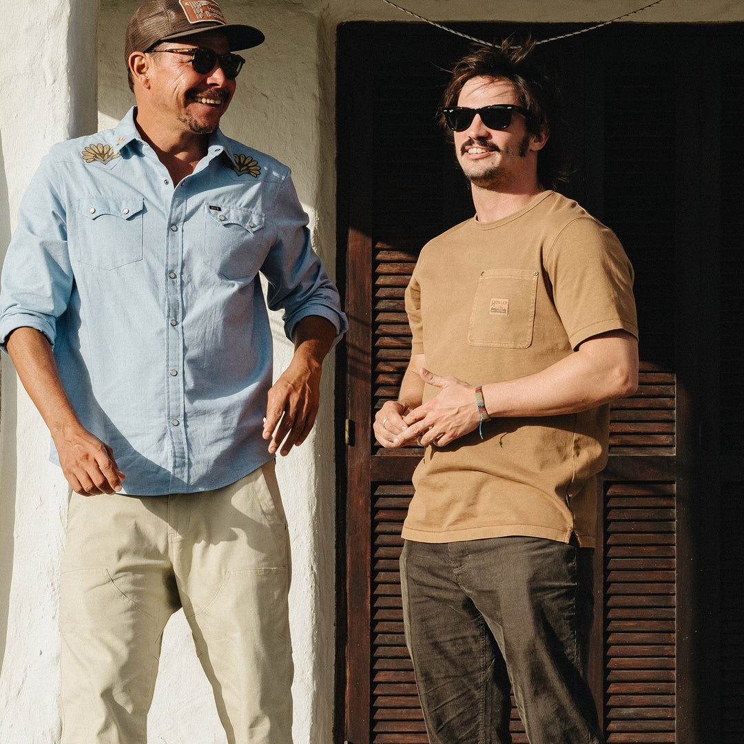 Howler Brothers HB Trade T-Shirt, Duck Brown