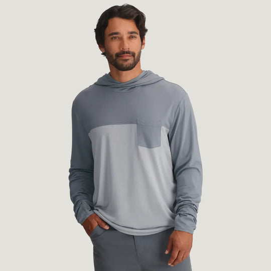 Free Fly Apparel Men's Bamboo Hybrid Hoodie | Tailwaters Fly Fishing