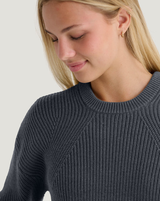 Free Fly Women's Coastloom Crew Sweater, view 4