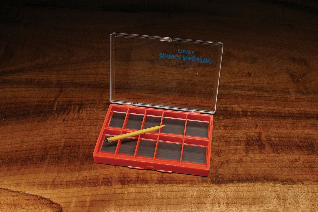 Hareline Stonfo Small Orange Magnetic Hook Box | Tailwaters Fly Fishing