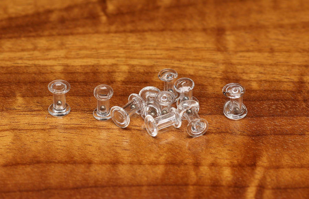 Hareline Flat End Eye Glass Rattles