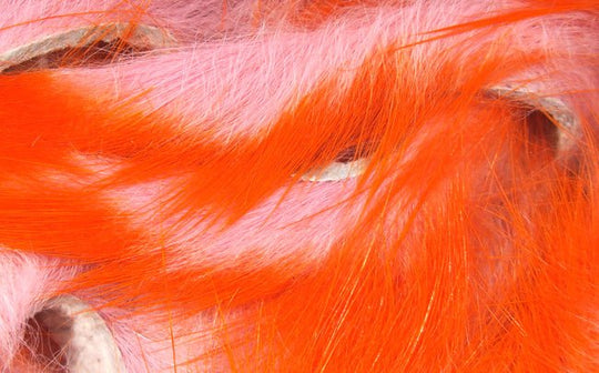 Hareline Rabbit Flesh Strips Two Tone | Tailwaters Fly Fishing