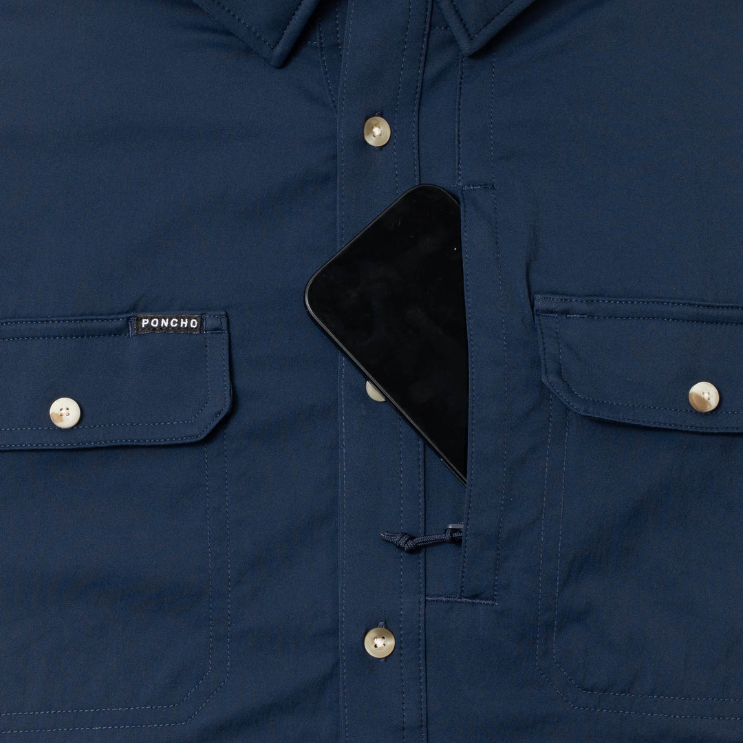 Poncho The Pilar Long Sleeve Shirt, view 5
