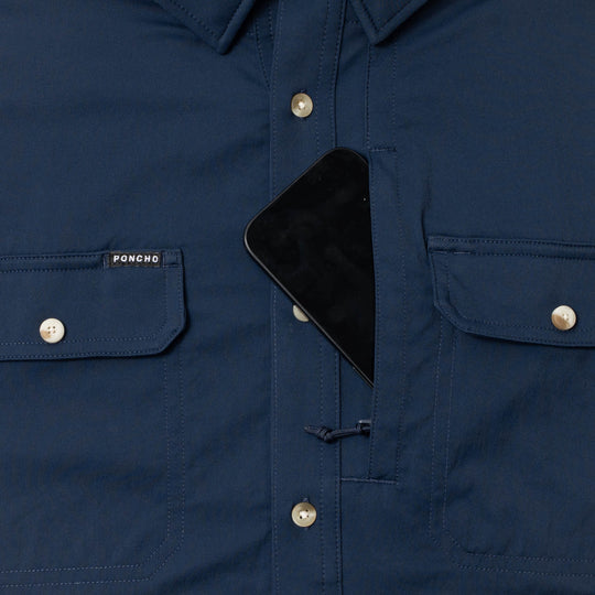 Poncho The Pilar Long Sleeve Shirt, view 5