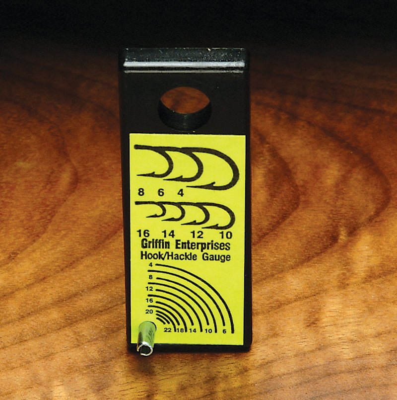 Hareline Griffin Tying Tools Hook-Hackle Gauge
