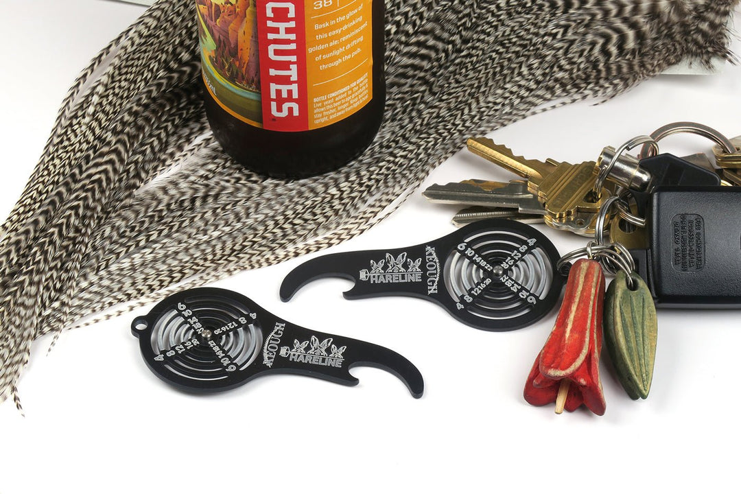 Hareline Hareline Bottle Opener Hackle Gauge Key