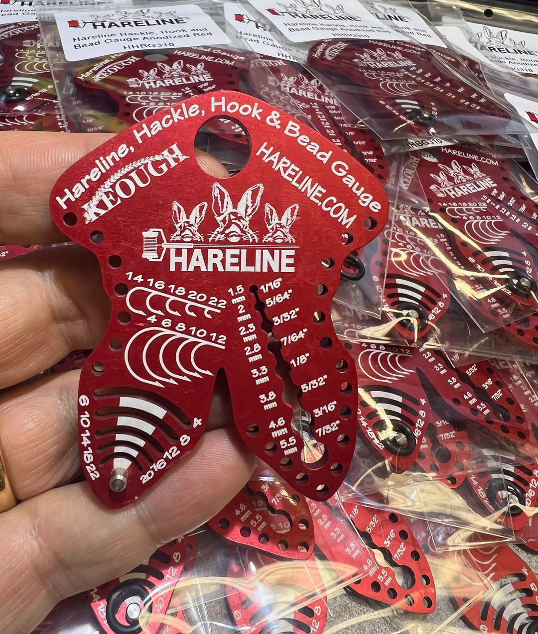 Hareline Hareline Hackle, Hook and Bead Gauge