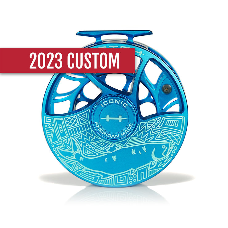 Hatch Iconic 11 Plus Fly Reel - Saltwater Slam 11+ / Large Arbor