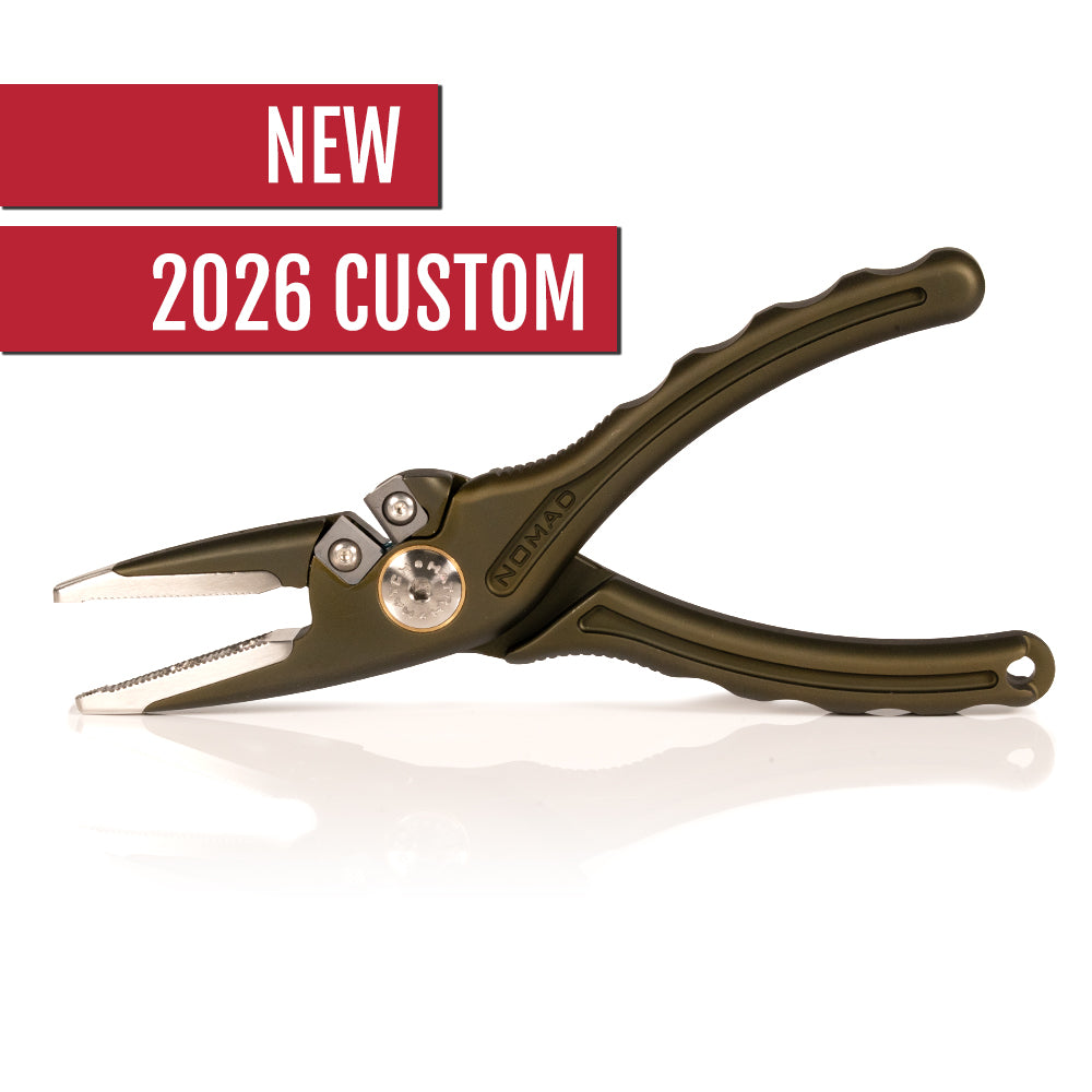 Hatch Nomad Fishing Plier 2, Custom Olive green