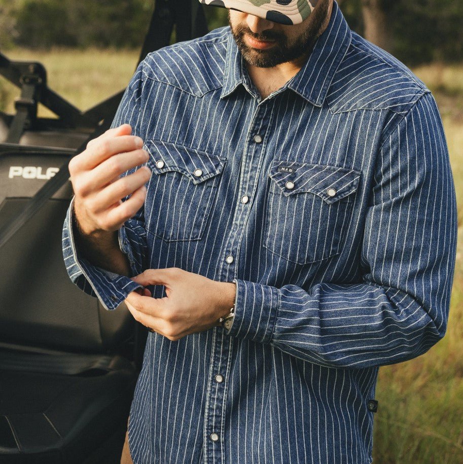 Howler Brothers Dust Up Denim Snapshirt | Tailwaters Fly Fishing