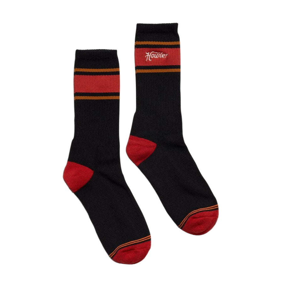 Howler Brothers Socks : Howler Script : Black | Tailwaters Fly Fishing
