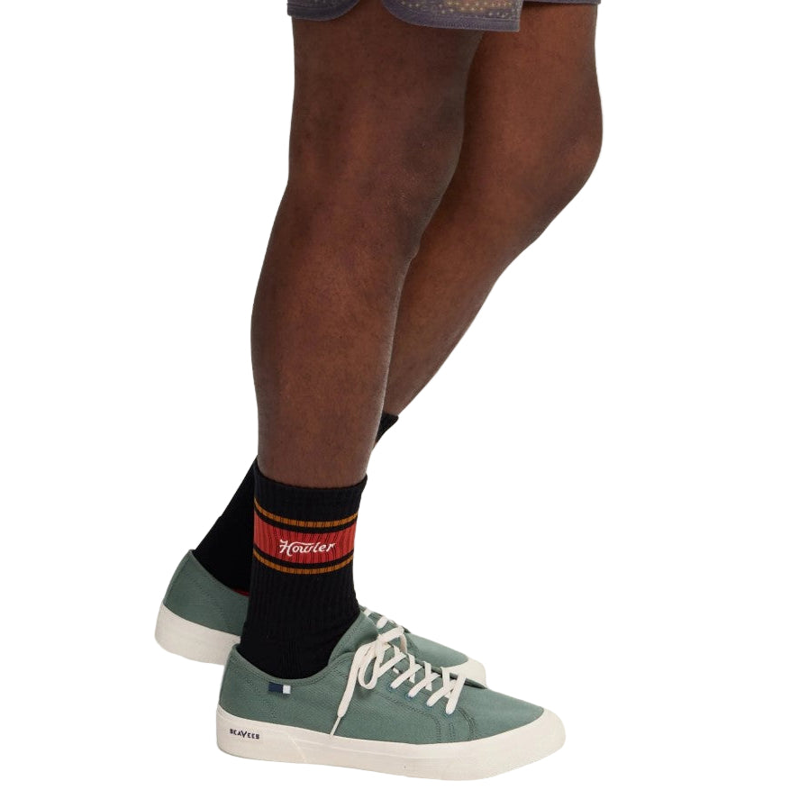 Howler Brothers Socks : Howler Script : Black | Tailwaters Fly Fishing