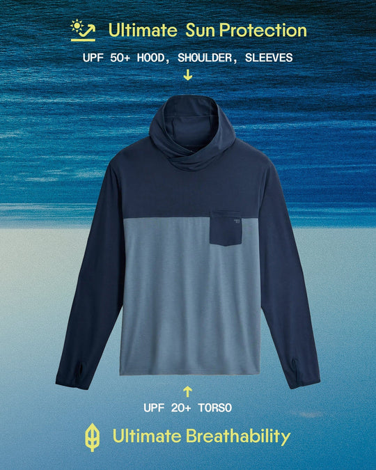 Free Fly Men's Bamboo Hybrid Hoodie | Tailwaters Fly Fishing