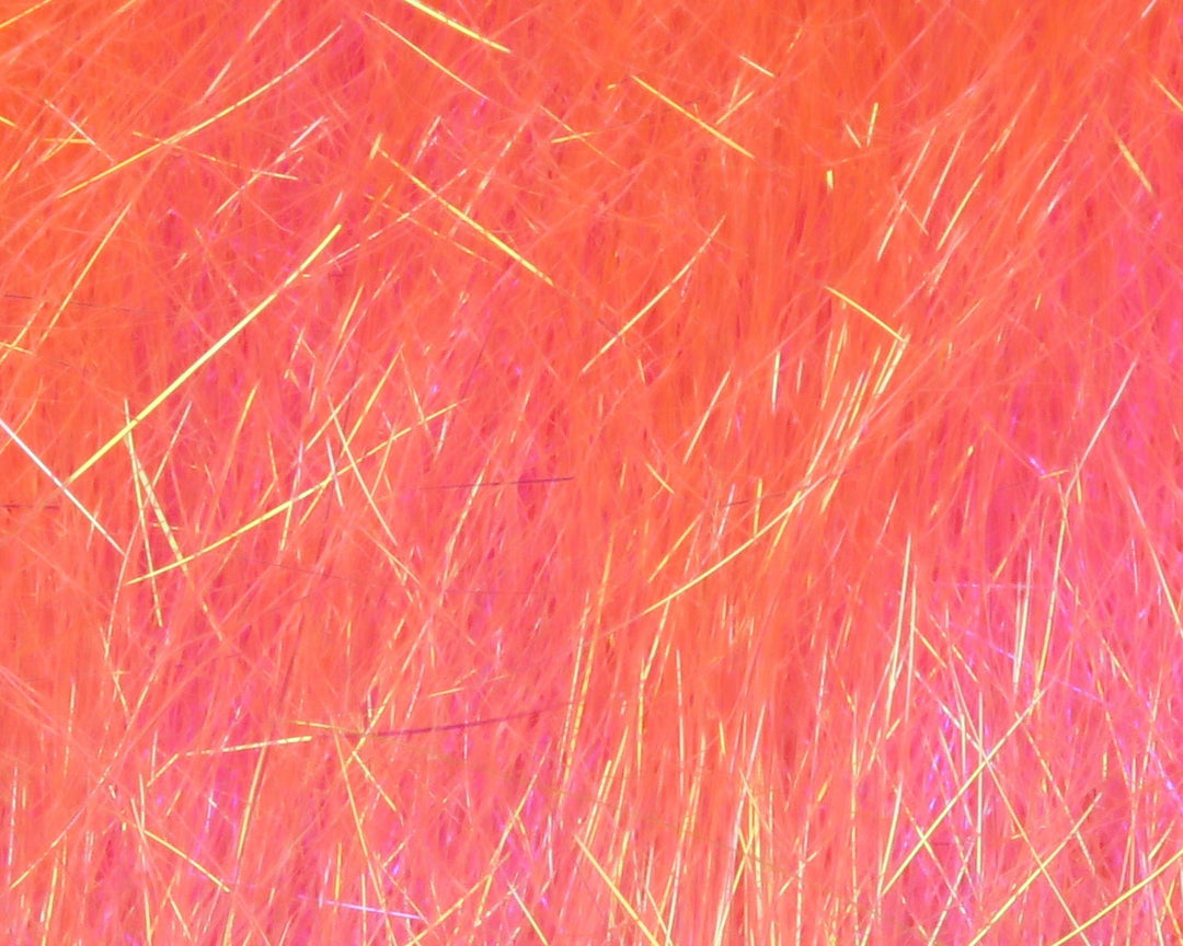 Hareline Ice Dub Minnow Back Shimmer Fringe