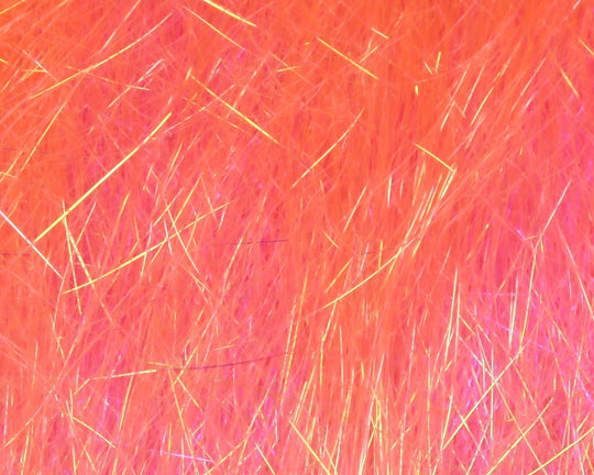 Hareline Ice Dub Minnow Back Shimmer Fringe