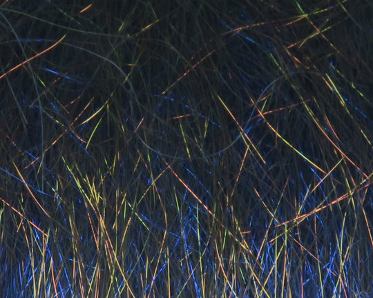 Hareline Ice Dub Minnow Back Shimmer Fringe | Tailwaters Fly Fishing