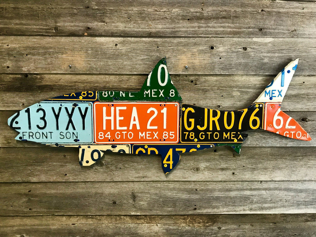 Mexico Bonefish License Plate Art | Tailwaters Fly Fishing