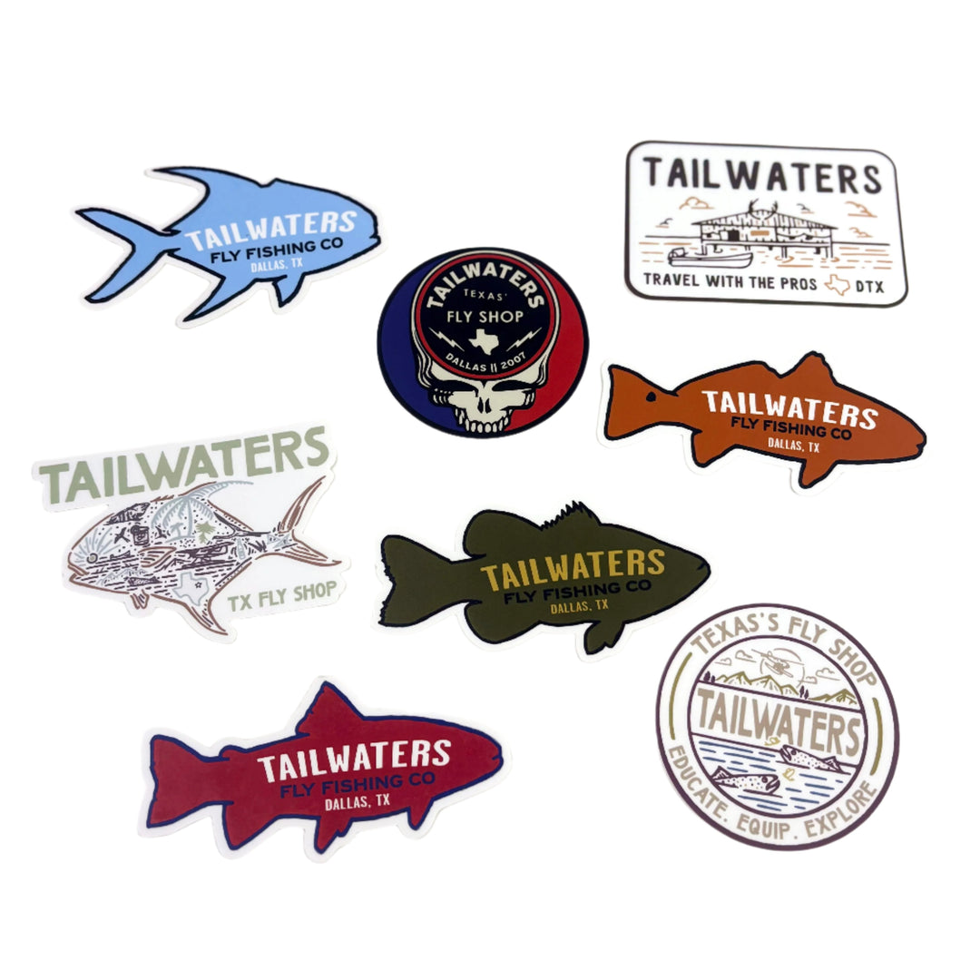 Tailwaters Fly Fishing Ultimate Tailwaters Sticker Pack | Tailwaters Fly Fishing