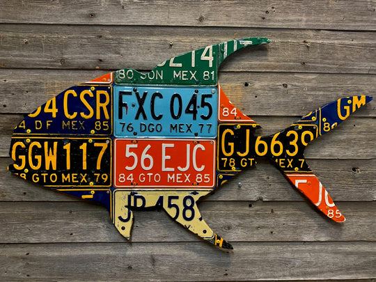 Mexico Grand Slam License Plate Art Bundle (Permit/Tarpon/Bonefish) | Tailwaters Fly Fishing