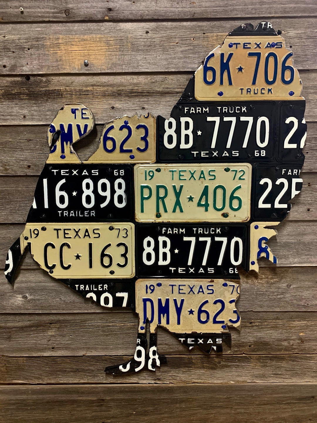 Texas Turkey License Plate Art | Tailwaters Fly Fishing