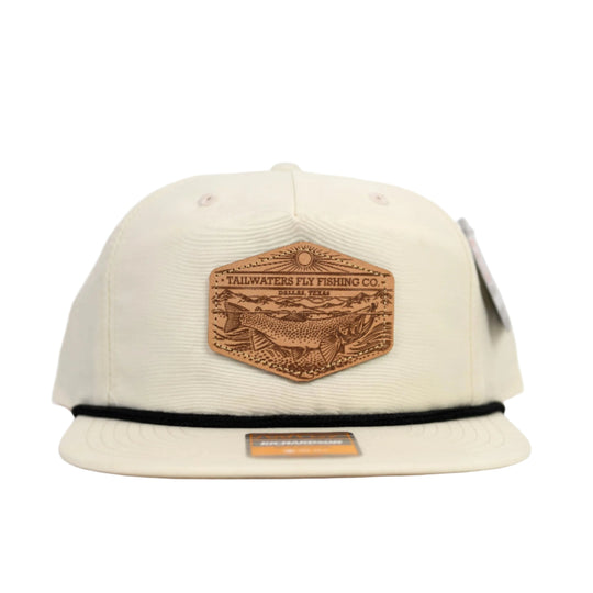 Tailwaters Fly Fishing X Casey Underwood Range Leather Patch Hat | Tailwaters Fly Fishing