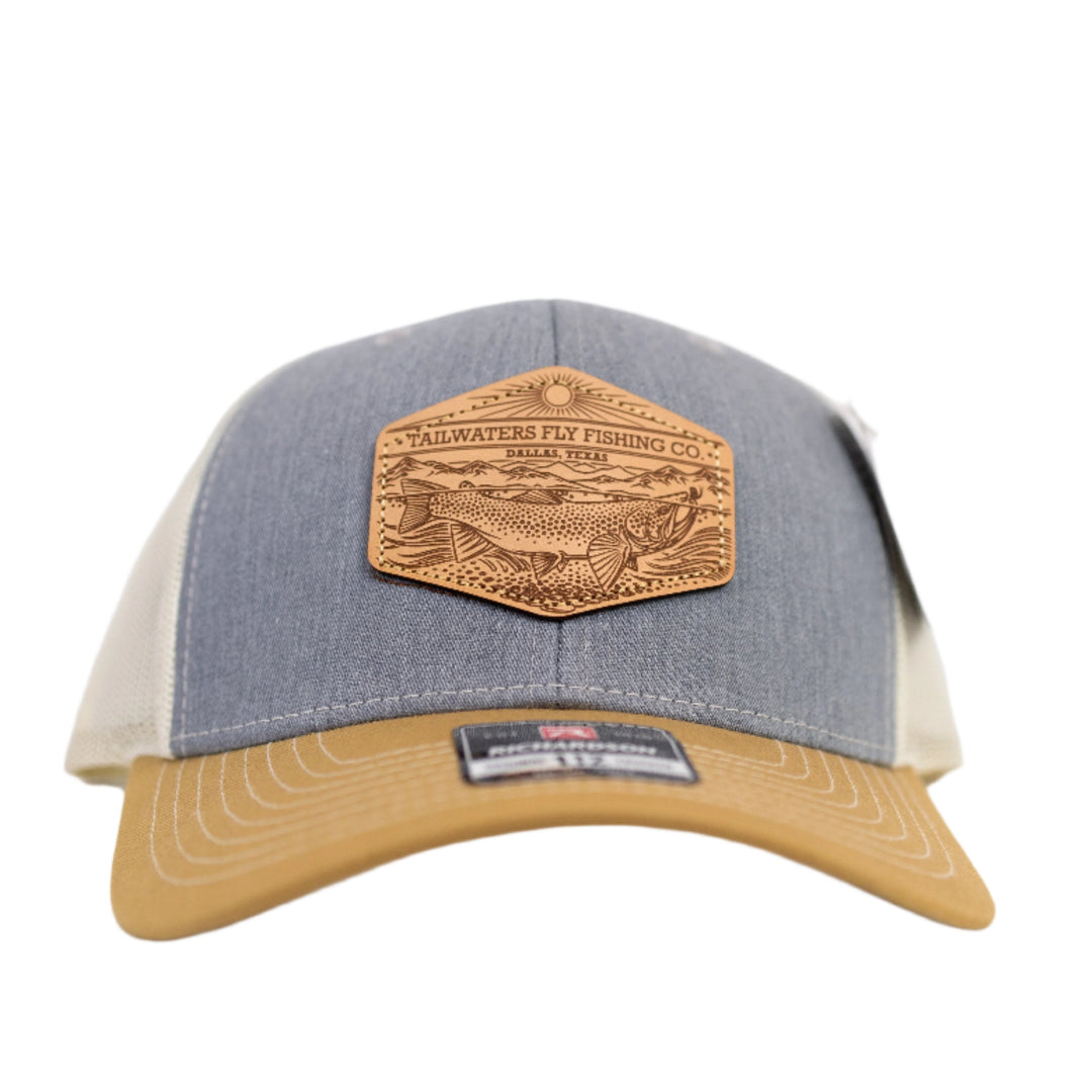 Tailwaters Fly Fishing X Casey Underwood Range Leather Patch Hat | Tailwaters Fly Fishing