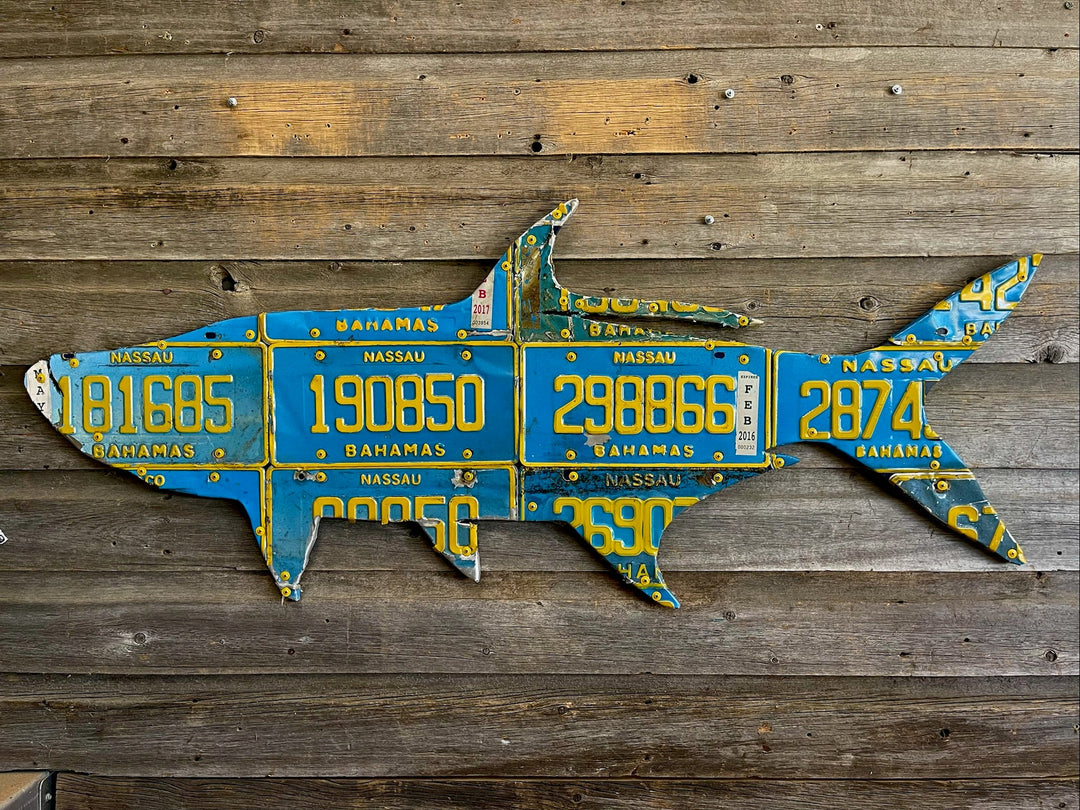 Bahamas Tarpon License Plate Art | Tailwaters Fly Fishing