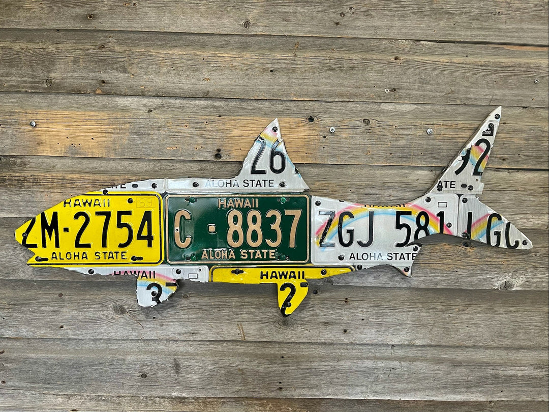 Hawaii Bonefish License Plate Art | Tailwaters Fly Fishing