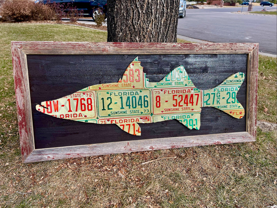 Florida Snook License Plate Art | Tailwaters Fly Fishing