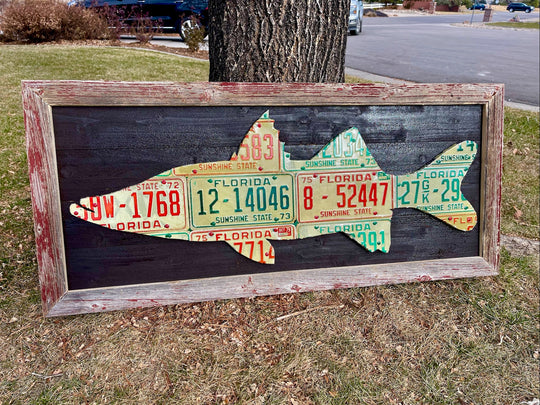 Florida Snook License Plate Art | Tailwaters Fly Fishing