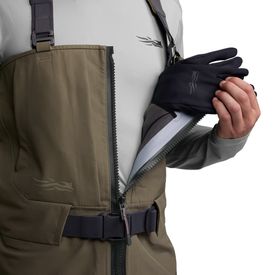 Sitka CrossCurrent Zip GTX Stockingfoot Wader | Tailwaters Fly Fishing