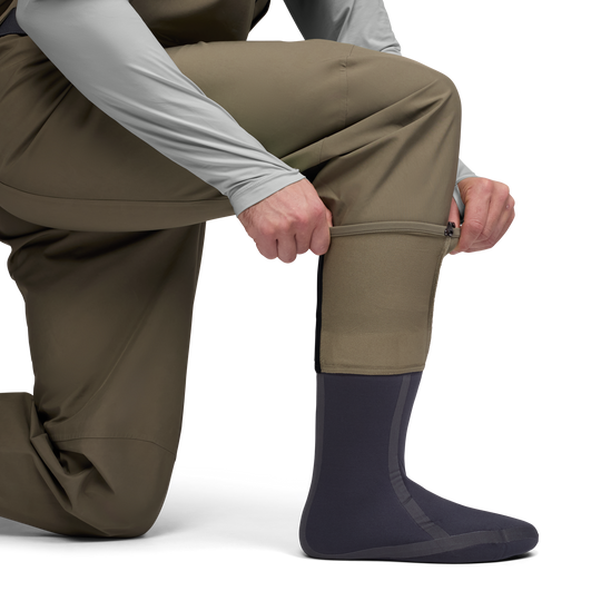 Cross Current Navigation Sitka CrossCurrent Zip GTX Stockingfoot Wader | Tailwaters Fly Fishing